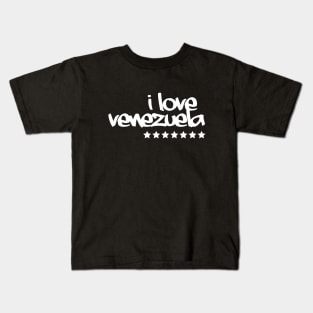 i love venezuela Kids T-Shirt